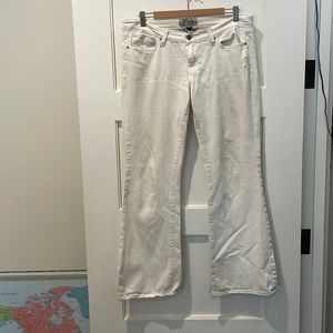 Lucky Brand White Flare Jeans